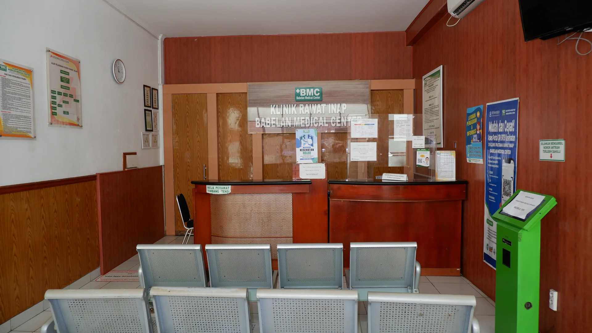 Area pendaftaran Babelan Medical Center